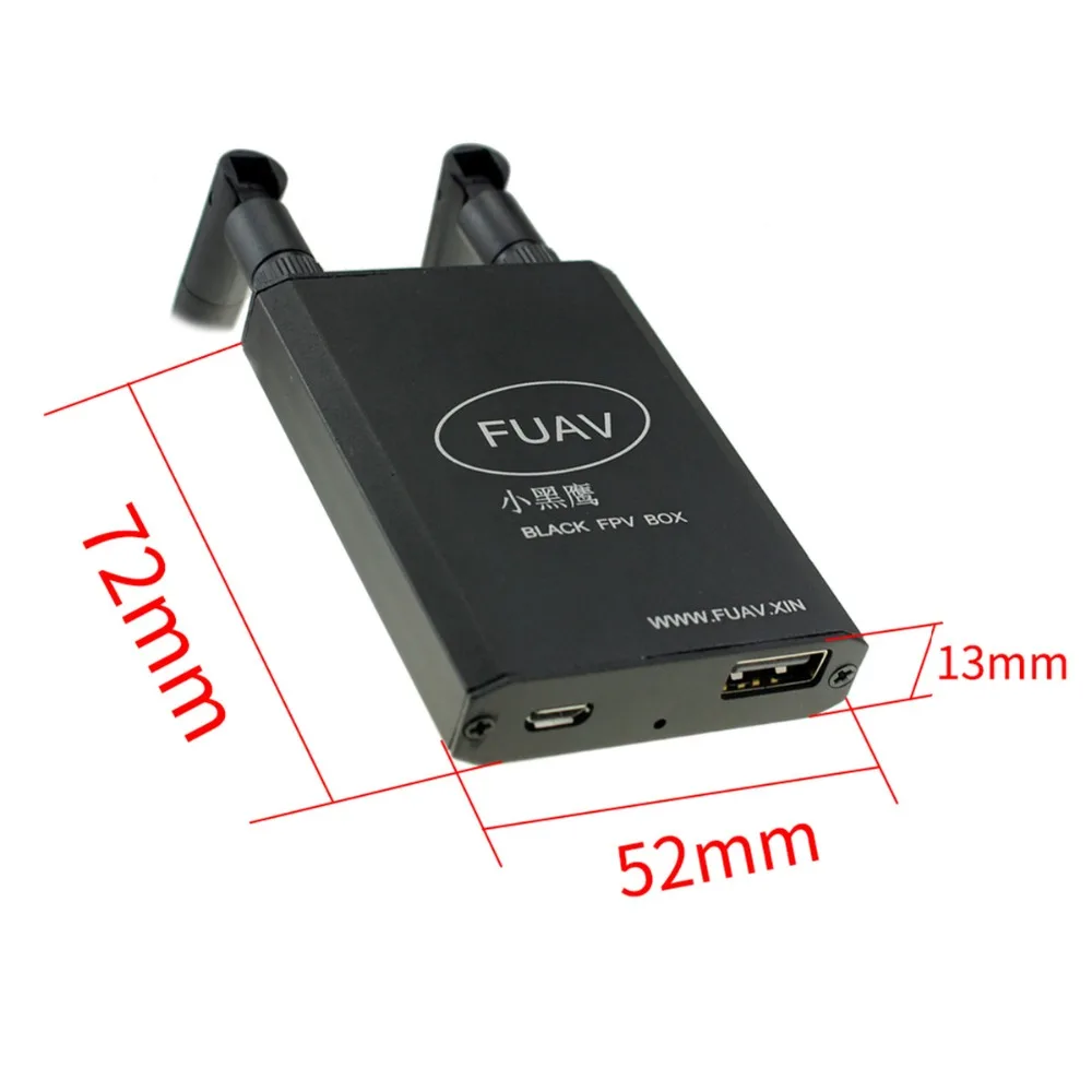 FPV Mini 5,8G FUAV OTG беспроводной двойной приемник с поддержкой Apple iPhone VR Android телефон для FPV Racing фиксированное крыло