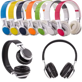 

3.5mm Wired Foldable Stereo Headphone Over Ear Big Earphone For Phone MP3 PC girls/boys Gift Music Headset Headphones