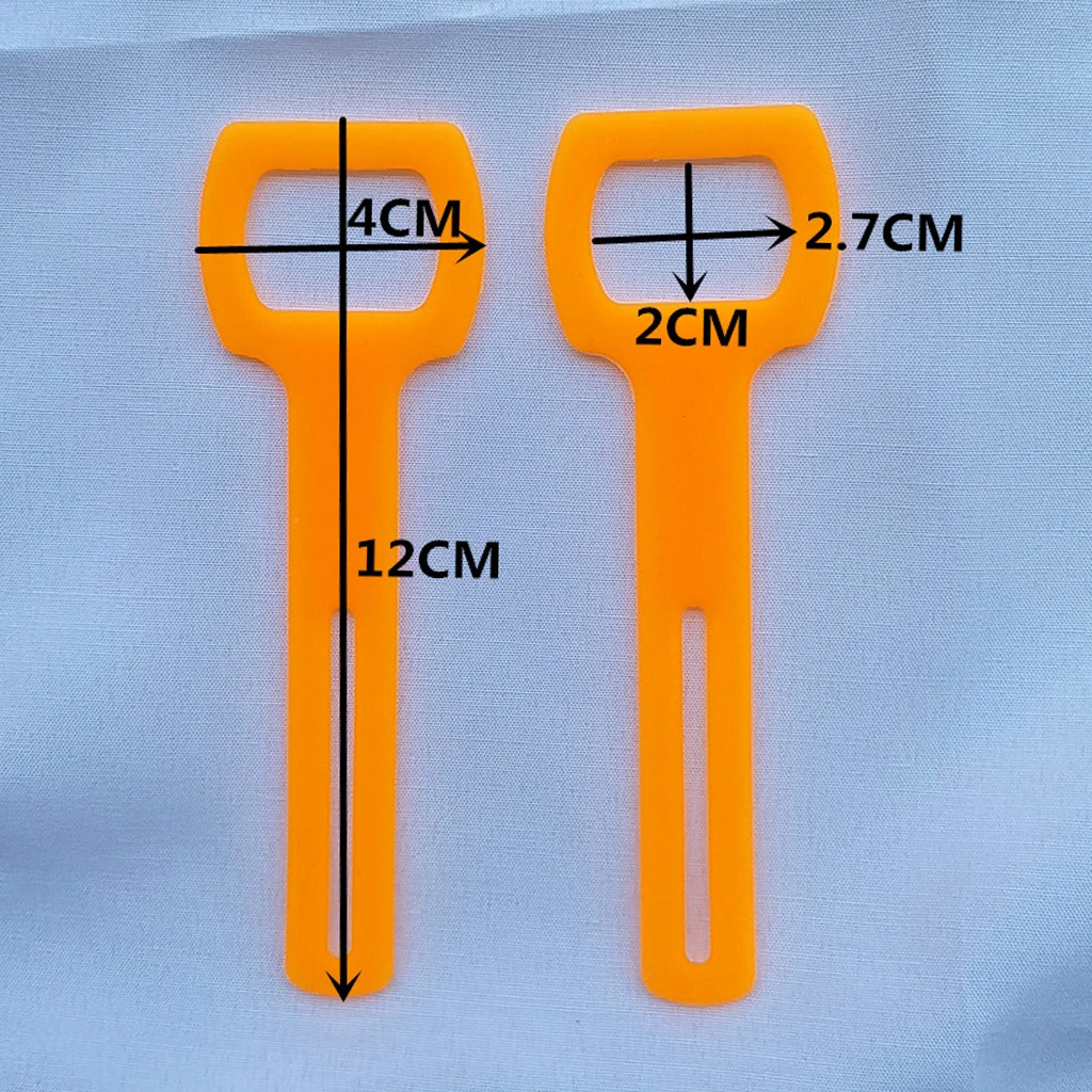 2 Pcs Silicone Rubber 2nd Stage Regulator Octopus Holder Straps for Scuba Diving and Snorkeling Water Sports Accessories