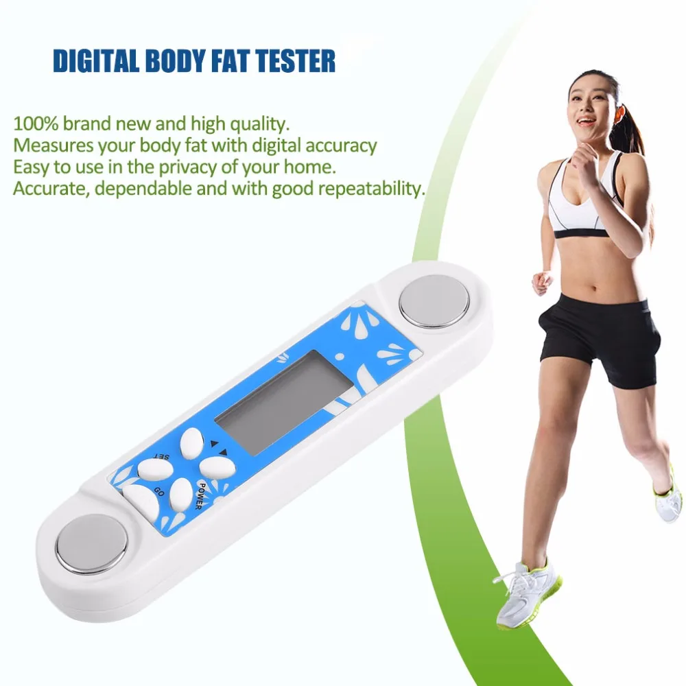 Handheld Design ABS Mini Body Fat Caliper Monitors Electronic Digital