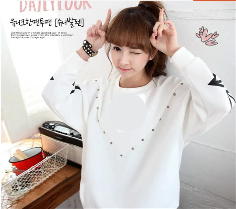 Бархат Для женщин с капюшоном KPOP vixx белый одежда осенняя одежда пальто с длинными рукавами корейский стиль Для женщин S рубашка толстовка