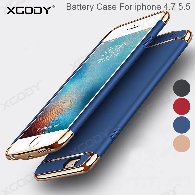 XGODY, чехол для зарядки аккумулятора для iphone 6, 6 S, 7, 8/Plus, 4000 мАч, внешний аккумулятор, чехол для iphone 4,7, 5,5