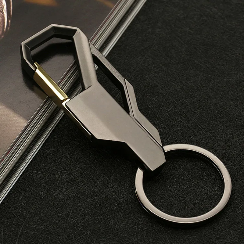 NEW Creative Alloy Metal Keyfob Gift Car Keyring Keychain Men Waist Pendant Key Chain Holder