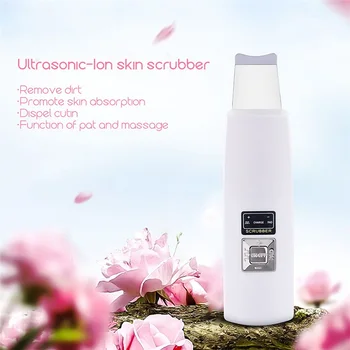 

Professional Ultrasonic Face Deep Cleaning Machine Skin Care Scrubber Remove Facial Dirt Blackhead Reduce Wrinkles and spots 50