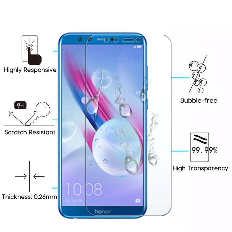 Закаленное стекло для Honor 9 Lite Защитная пленка экрана Huawei 10 Light Iite|Защитные стёкла