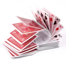 Mayitr электрическая колода карт реквизит покер акробатика водопад игральные карты реквизит бумажный покер для спорта и развлечений инструменты