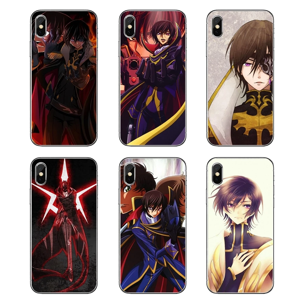 Anime Julius Kingsley Code Geass Character poster Silicone Cover For iPod Touch iPhone 4 4S 5 5S 5C SE 6 6S 7 8 X XR XS Plus MAX |