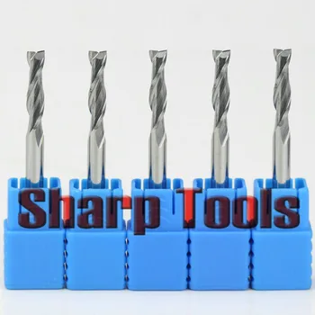 

4mm Shank 2 Flute End Mill Carbide Milling Cutter Set Router Bits for Wood CNC Machine Cutting Tools Woodworking CEL 15-52mm