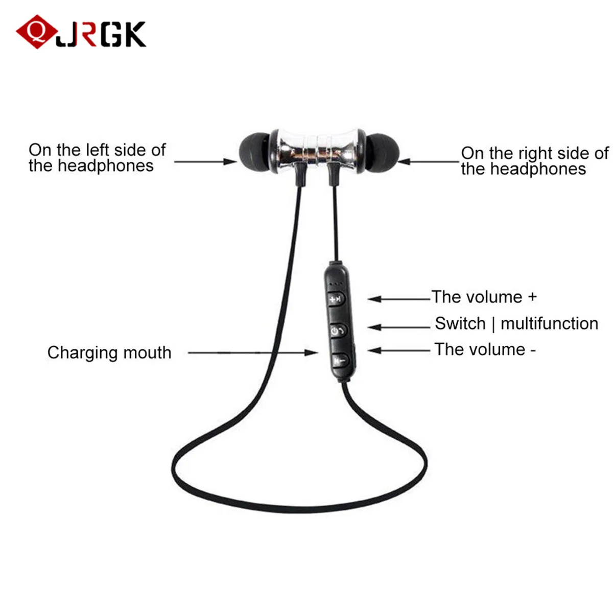 JRGK XT 11 беспроводные Bluetooth наушники спортивные гарнитура свободные руки бас с