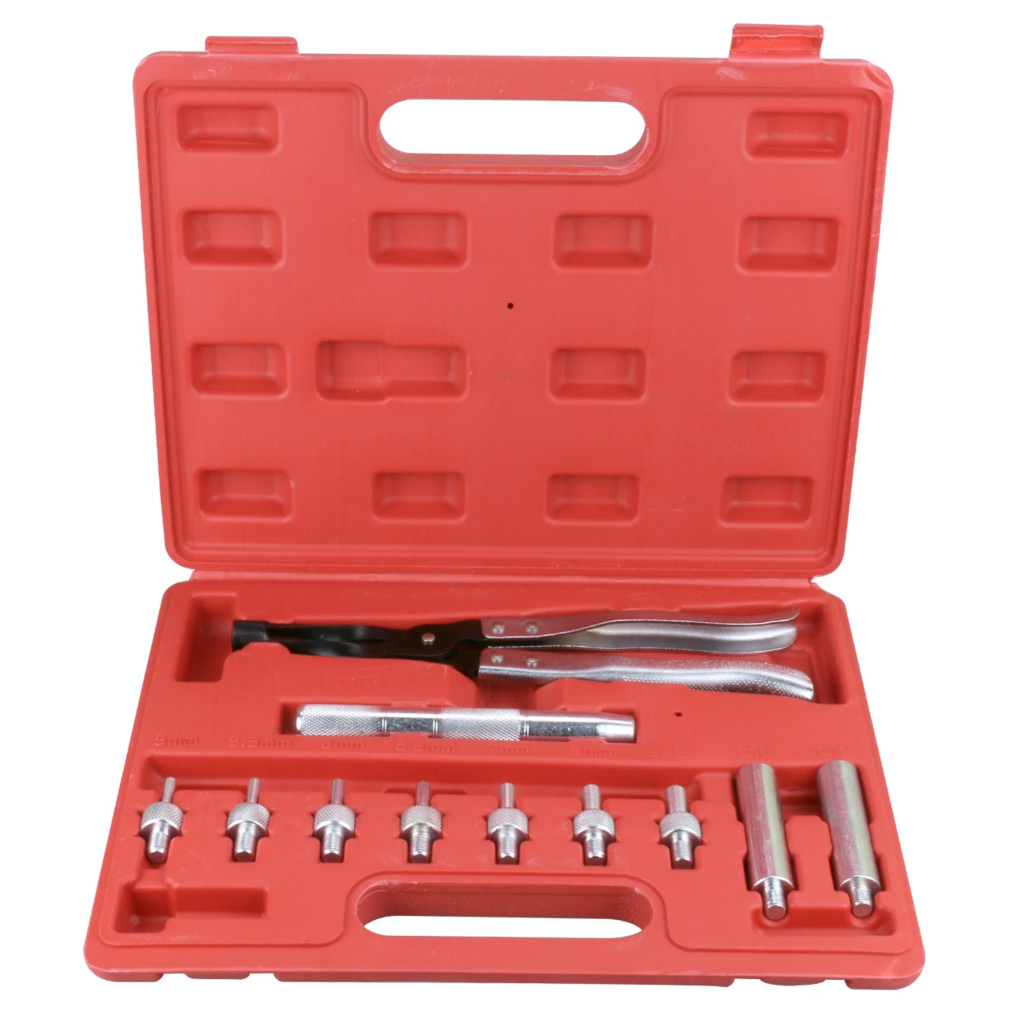 11pcs Valve Seal Remover Installer Auto Tool Set With Driver Handle Deep Removal Driving Socket Pliers Adapters Kit Stem Seating 11pcs Valve Seal Remover Installer Auto Tool Set With Driver Handle Deep Removal Driving Socket Pliers Adapters Kit Stem Seating