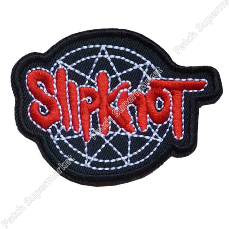 SLIPKNOT Pentagram Logo Music Band Embroidered NEW IRON ON and SEW ON