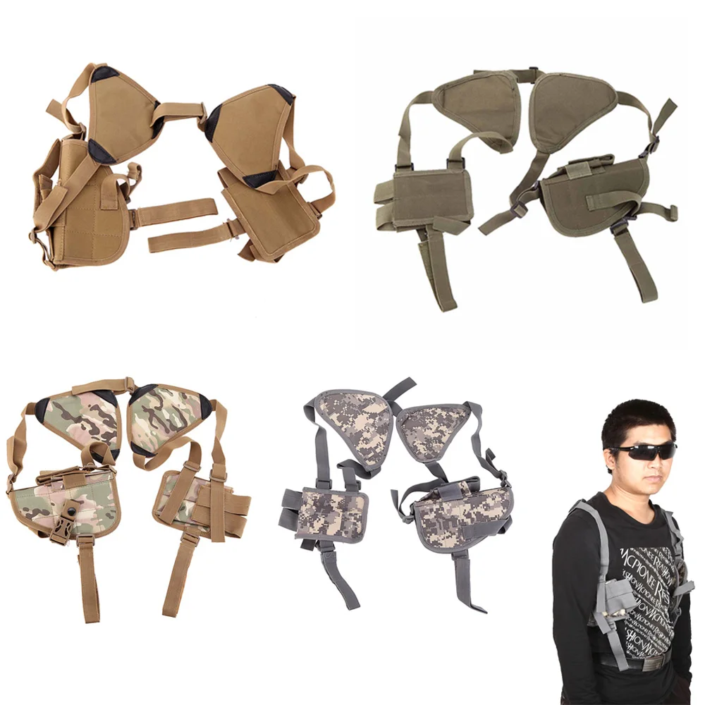 Military Tactical Adjustable Shoulder Holster Vertical Shoulder Gun