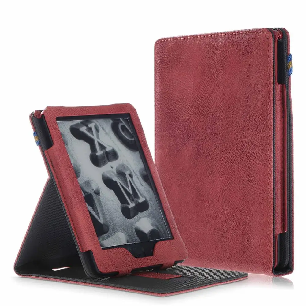 Чехол для Amazon kindle Smart cover для kindle 10 поколения чехол с держателем для рук - Цвет: K2019-NKQC-Maroon