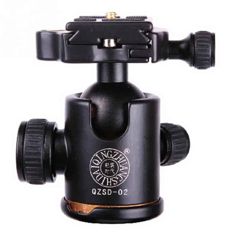New Camera Tripod Ball Head Ballhead With Quick Release Plate 1/4