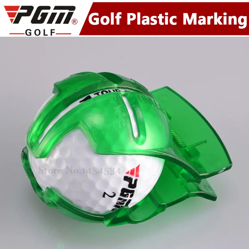 

New Listing Golf Tee Golf Plastic Marking Accessories Ball Green Mark Transparent Crossed Ball Liner Clip Golf Scribe Tools