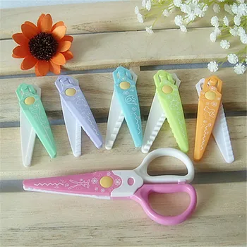 

DIY Cute Kawaii Candy Color Plastic Scissors For Paper Cutter Scrapbooking Kids Office School Supplies Korean Stationery