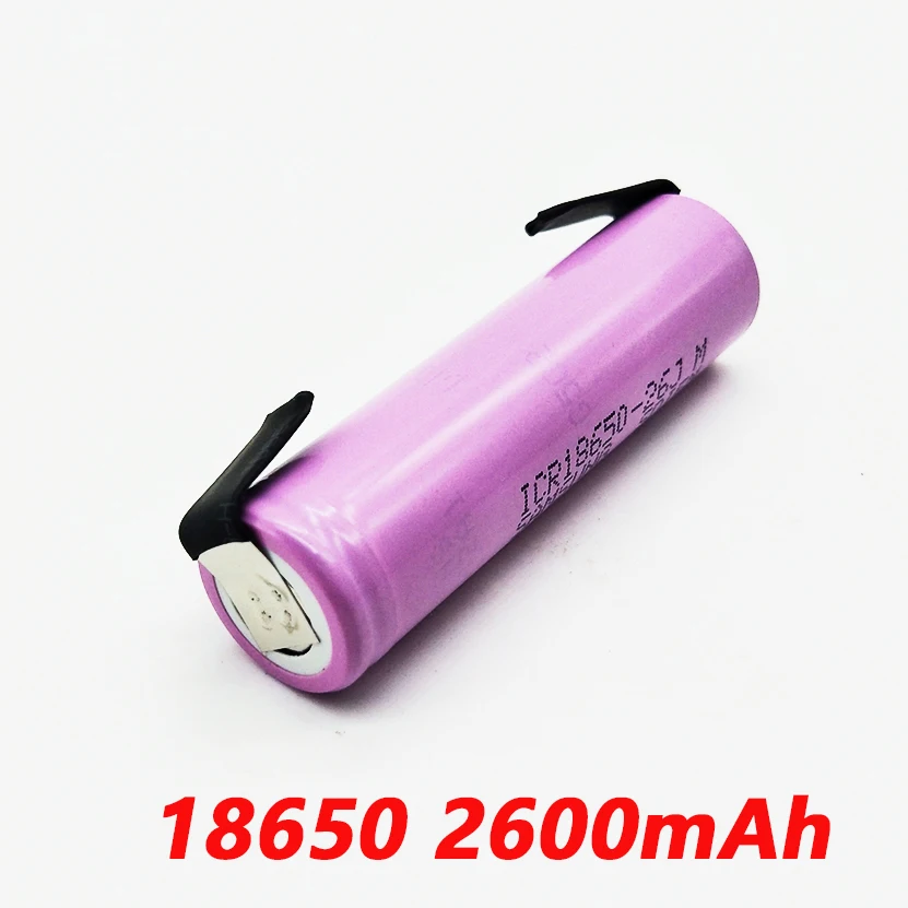 

New LiitoKala 18650 2600mah battery ICR18650-26FM Li-ion 18650 2500 3.7V rechargeable Battery