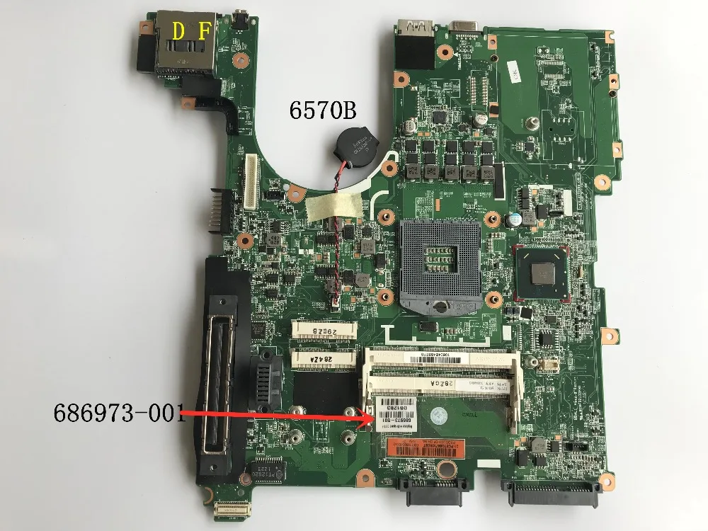 

686973-501 Laptop motherboard for HP Probook 6570B 686973-001 Notebook board PGA989 SLJ8E HM76 DDR3 100% tested