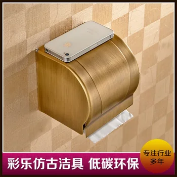 

All copper antique European style toilet paper rack