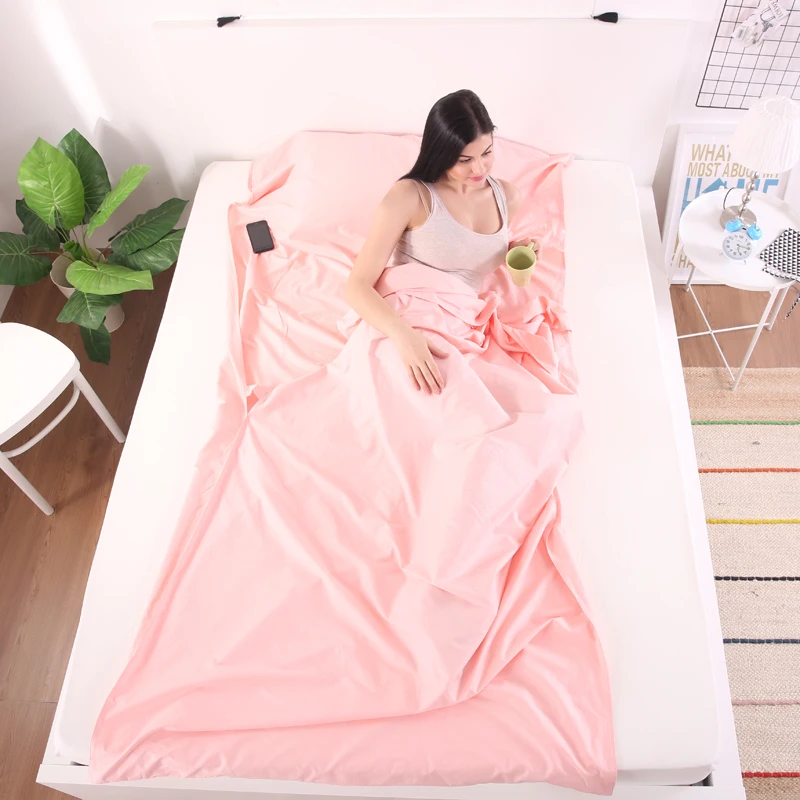VILEAD 80*210 cm Portable Travel Sleeping Bag Pure Cotton Two-sided Prevent Dirty for Single Double Tourism Outdoor Camping VILEAD 80*210 cm Portable Travel Sleeping Bag Pure Cotton Two-sided Prevent Dirty for Single Double Tourism Outdoor Camping