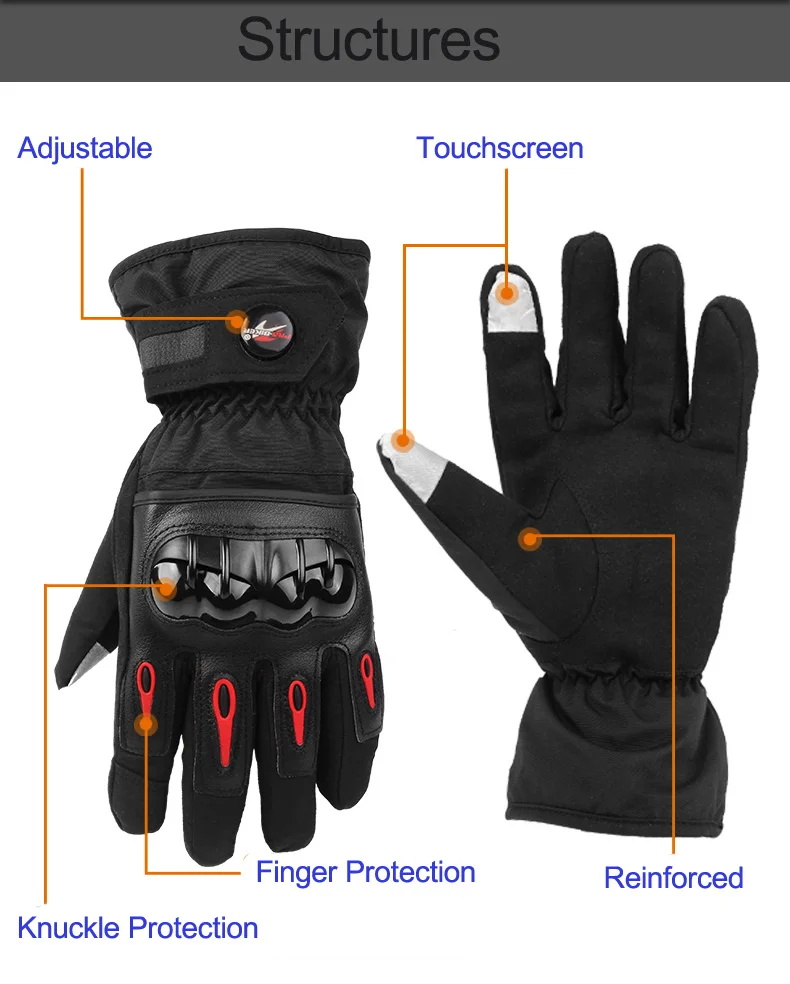 Touch screen Winter cycling gloves