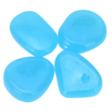 100 шт/партия садовые украшения камень светится в темноте Сад светящиеся гальки камни для дорожек оформление аквариума