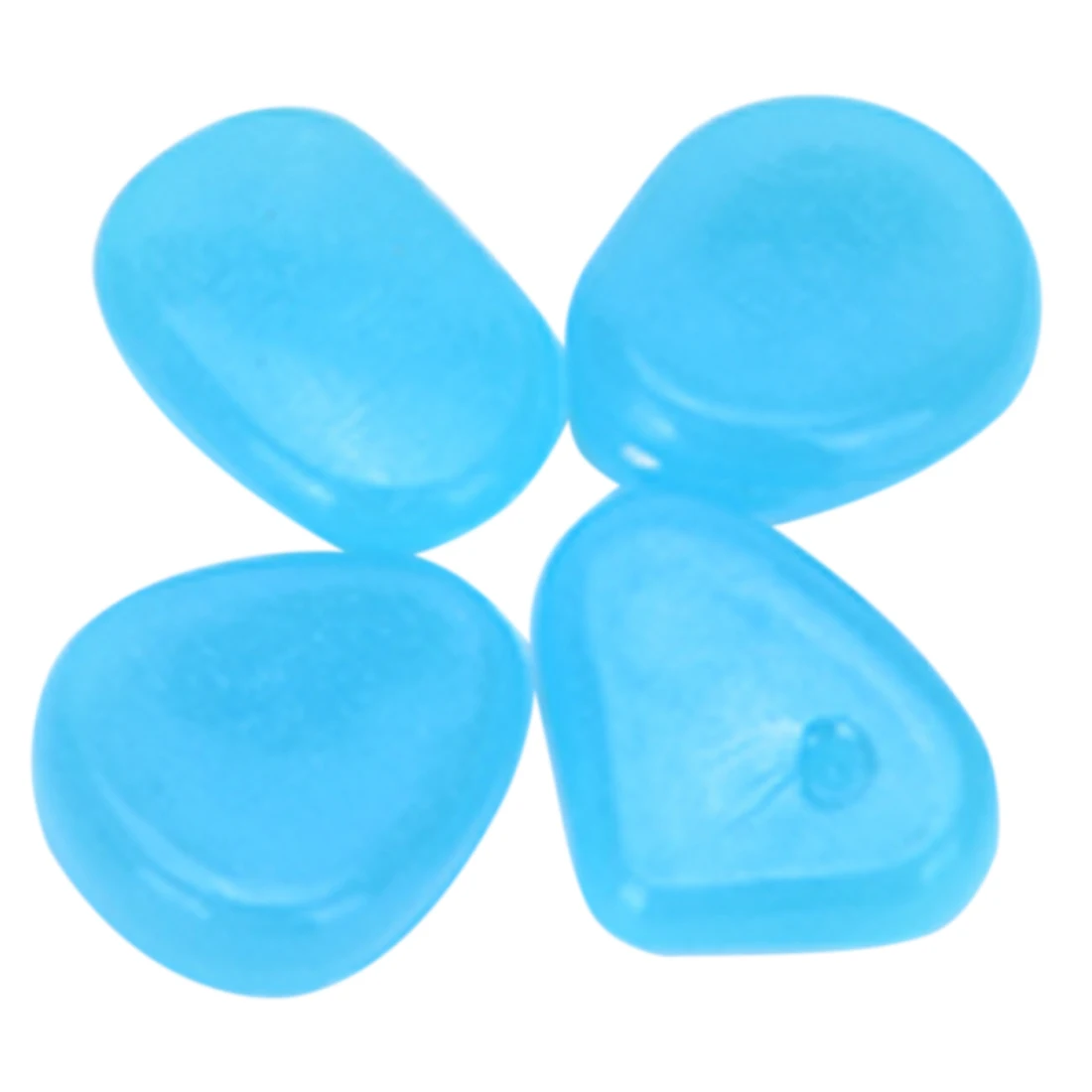 

100pcs/lot Garden Ornaments Stone Glow in the Dark Garden Luminous Pebbles Rocks for Walkways Fish Tank Decorations