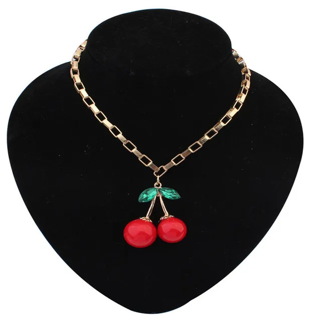 Wholesale Fashion lovely cherry Necklaces & Pendants Necklace Jewelry