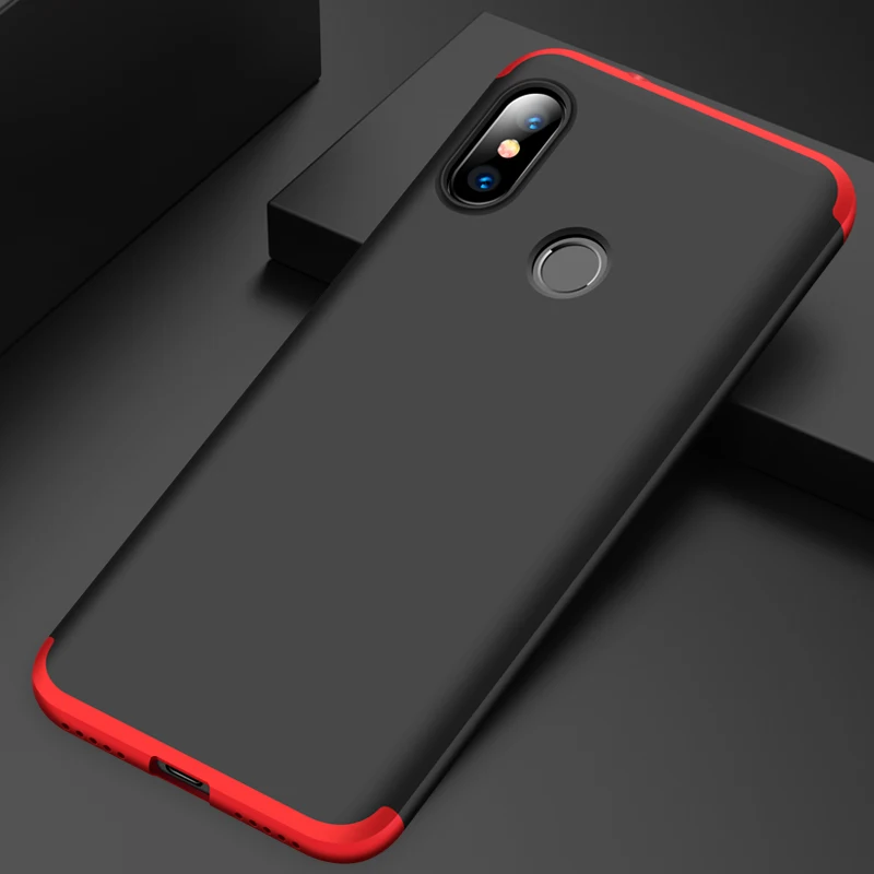 

Vpower Case For Xiaomi Redmi 6 Pro Case Redmi 6A Full Protection Anti-knock 3 In 1 for xiaomi redmi 6 pro Hard Slim cover 5.84''