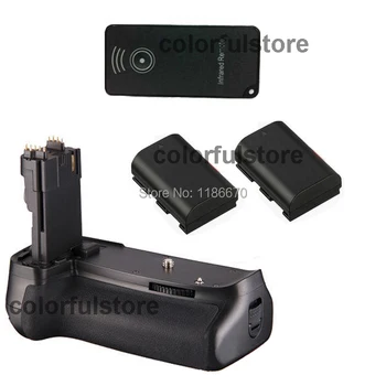 

FREE SHIP+TRACKING Vertical Battery Grip For Canon EOS 6D DSLR Camera + IR Remote Control + 2 x LP-E6 battery, replace of BG-E13