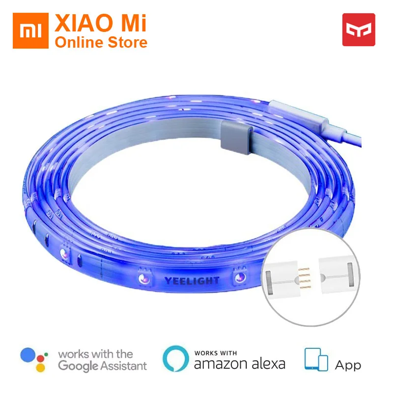 

Xiaomi Yeelight RGB Strip Intelligent Light Band Smart Home Phone App Wifi Light Colorful Lamb LED 2M 16 Million 60 Leds