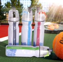 Deportes de la bicicleta Botella de Spray de Agua Potable de Aislamiento Al Aire Libre para Bicicleta Ciclismo Senderismo Deportes de dos pisos taza de botella de Spray