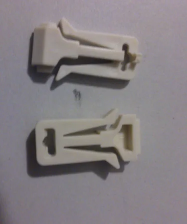 

DIN RAIL fixing clip fastener built-in fitment