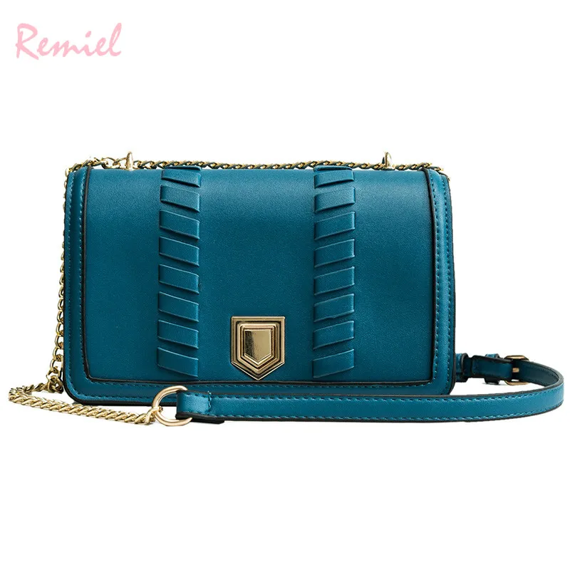 

European Fashion Female Square Bag 2019 New High Quality PU Leather Women's Designer Luxury Handbag Chain Shoulder Messenger bag