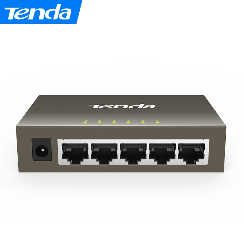 Tenda TEG1005D 5 Порты и разъёмы 10/100/1000 Мбит Gigabit Ethernet сетевой коммутатор концентратор LAN