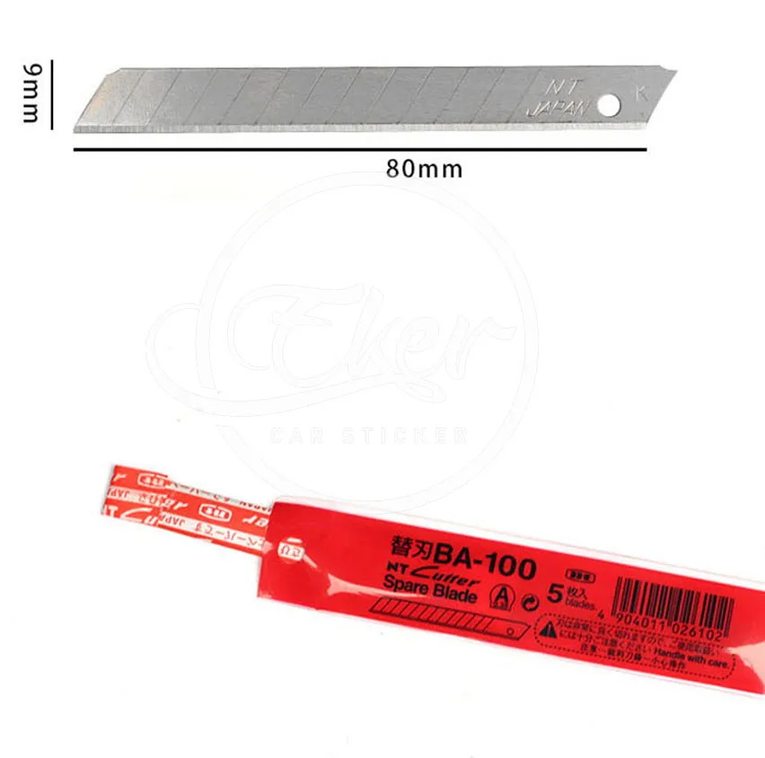 5 шт. NTJapan лезвия для резки металла утилита острые сменные лезвия для ножа 45 градусов 9 мм 5 шт. лезвие/упаковка