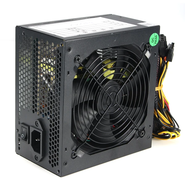 1000 W إمدادات الطاقة 120 مللي متر مروحة PFC النشطة كفاءة 80 2-PCIE LED مروحة الألعاب ATX PC امدادات الطاقة