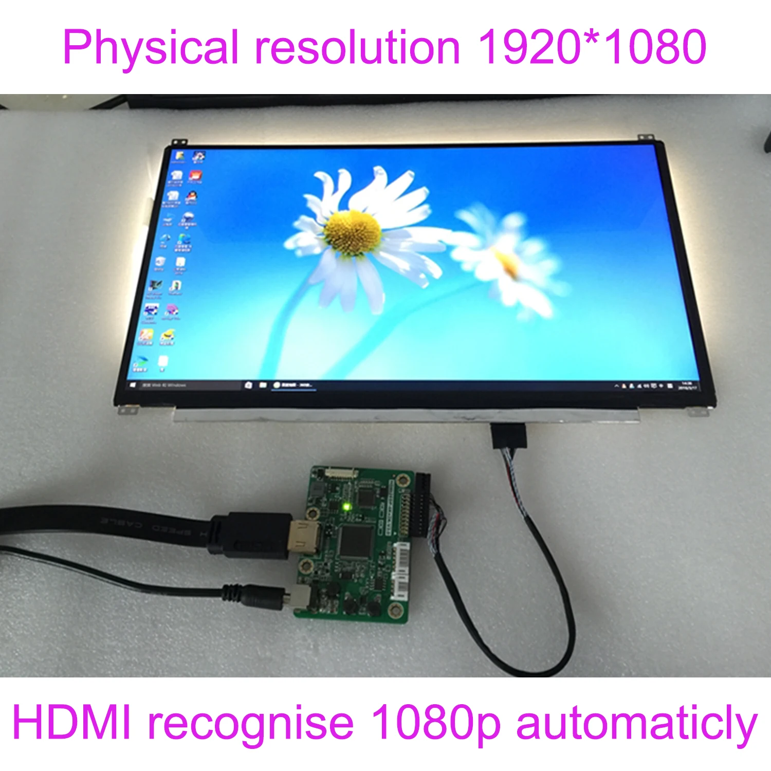 

DIY 13.3 Inch IPS 1920*1080 FHD LCD Screen with HDMI Drive Board Set Car Raspberry Pi 3 Banana 1080P LED Monitor Module Full New