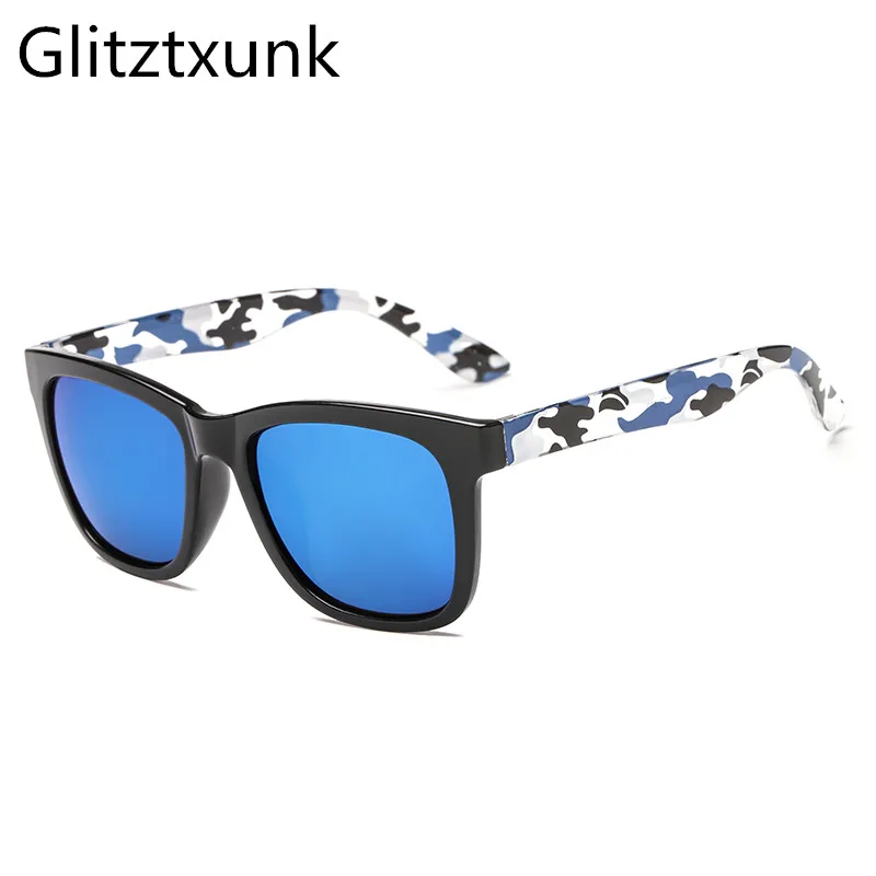 Классические винтажные камуфляжные солнцезащитные очки Glitztxunk мужские и женские