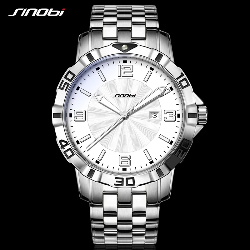 

SINOBI Men's Spy Watches Luxury Brand Male Sports Geneva Quartz Watches 10Bar Waterproof limited edition models watchmaker G43