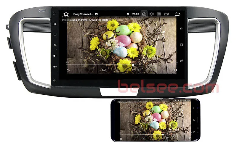 Belsee Android 9,0 радио автомобильный головное устройство навигация Мультимедиа gps для Honda Accord 9 9th gen 2013 низкий уровень