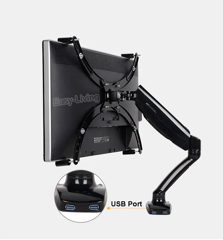 Держатель для монитора D5V Full Motion Desktop 10 27 дюймов + удлинитель VESA без монтажного