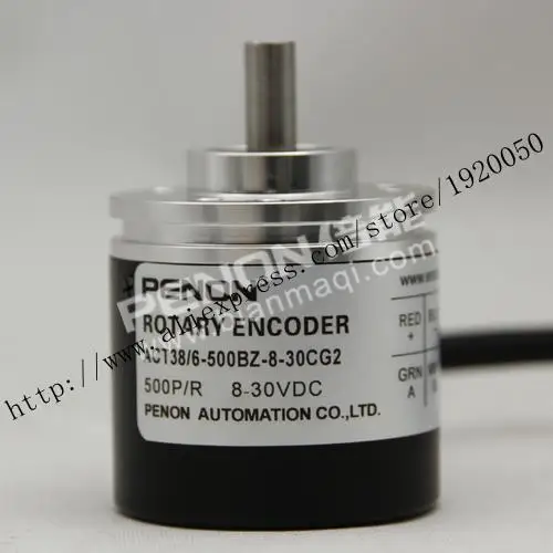 

ACT38 / 6-500BZ-8-30CG2 rotary optical encoder 500 lines outside diameter of 38mm shaft diameter 6mm