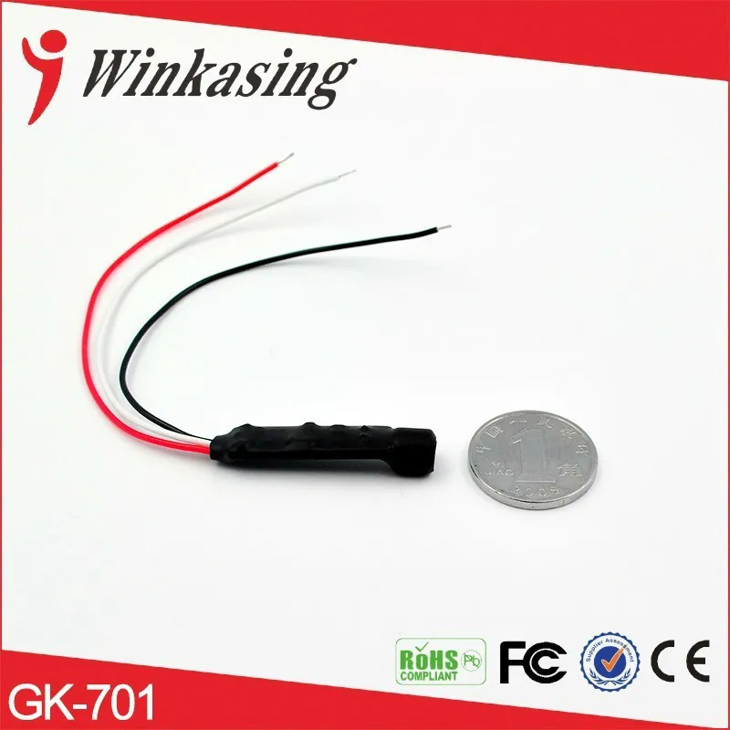 

free shipping Mini mic Sound Monitor High Sensitive Audio Pickup Device Tiny Microphone for CCTV Security Camera