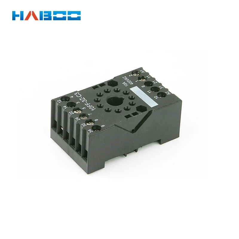 10 шт./лот пластиковая электрическая розетка 11pin подходит для HH53P MY3NJ реле ROHS HABOO PF