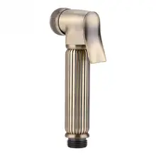 Antique Brass Bidet Spray Shower Head Wall Mount Shower Toilet Bathroom Handheld Bidet Diaper Sprayer Shattaf Bidet Sprayer toilet handheld shattaf bidet sprayer shower head with plumbing hose accessories shower faucet muslim shower ducha higienica