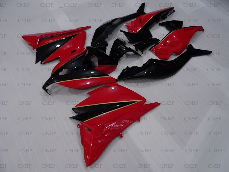 Для YAMAHA TMAX530 14 полный комплект кузова TMAX 530 2013 - 2014 красный черный обтекатель 13 для