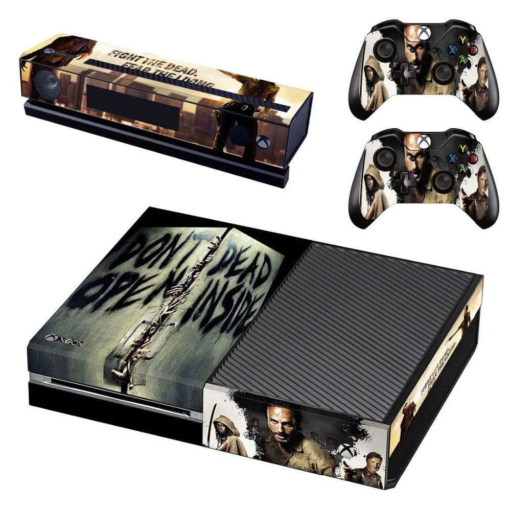 Наклейка Walking Dead Skin Xboxone vinilo adesivo pegatina s для Xbox One консоль и Kinect и два контроллера