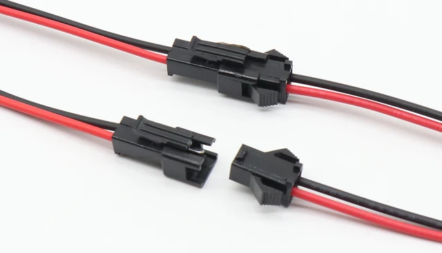 Promotion! 10Pairs 15cm Long JST SM 2Pins Plug Male to Female Wire Connector -