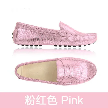 Blingling New 2022 Genuine Leather Women Flats Lady Loafers Casual Shoes Moccasins Spring Autumn Flat Shoes Handmade Woman Shoes 